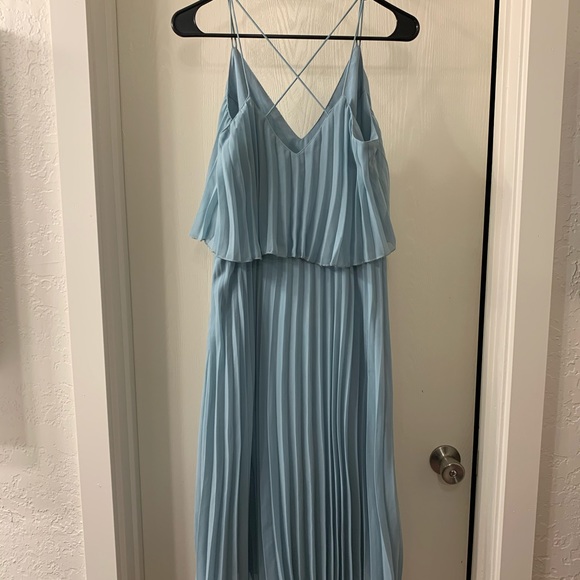 ASOS pleated crop top midi dress - Picture 3 of 6